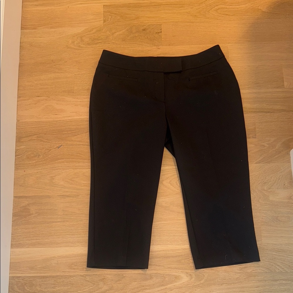 Apt. 9 Black Cropped Dress Capris